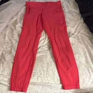 lululemon athletica Vibrant Coral Leggings